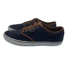Vans Atwood Canvas Dark Gray Brown Skateboard Shoes Low Mens 10.5 - $39.59