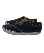 Vans Atwood Canvas Dark Gray Brown Skateboard Shoes Low Mens 10.5 - £31.37 GBP