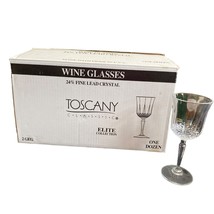 Vintage 12-piece Toscany classic Wine glasses Any occasion - £31.05 GBP