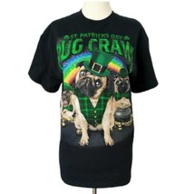 St Patricks Day Pug Graphic T Shirt M Dog Medium Pug Top Pullover Canine... - £11.71 GBP