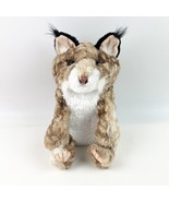 Folkmanis Bobcat Lynx Kitten Cat Hand Puppet Realistic Plush Brown 8.5” EUC - £14.14 GBP