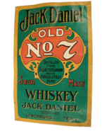 Vintage Jack Daniels Old No7 Distressed Metal Sign Reprint, 11 x 16  TN ... - $11.99