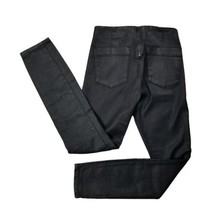 Gap 1969 Coated Black Pleather Jeans Womens Sz 2R / 26R Always Skinny W28 L27.5 - £16.69 GBP