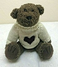 1996 Berkeley Designs Jointed  Plush Teddy Bear with Sweater 10&quot; Tall - £13.78 GBP