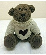 1996 Berkeley Designs Jointed  Plush Teddy Bear with Sweater 10&quot; Tall - £14.10 GBP