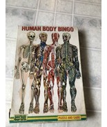 Vintage Human Body Bingo Puzzle , Anatomy Biology Life Science Safari LTD - $35.48