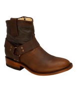 Tanker Boots For Men Genuine Leather Handmade Top Quality Brogue Boot.  - $159.99+
