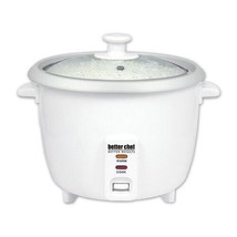 Better Chef White 8-Cup / 16-Cups Cooked Automatic Rice Cooker w Removable Bowl - £37.76 GBP