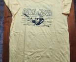 1980&#39;s Aqua Nova Water Sports Jamaica Men&#39;s XL T-shirt Yellow single sti... - £31.28 GBP
