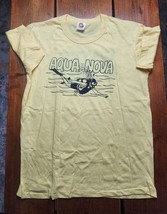 1980&#39;s Aqua Nova Water Sports Jamaica Men&#39;s XL T-shirt Yellow single stitch Thin - £31.14 GBP