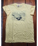 1980&#39;s Aqua Nova Water Sports Jamaica Men&#39;s XL T-shirt Yellow single sti... - £31.00 GBP