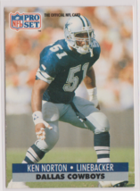 Ken Norton Cowboys Linebacker 1991 Pro Set Card # 133 Excellent - £1.14 GBP