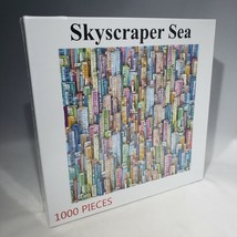 Bgraamiens Puzzle Skyscraper Sea 1000 Pieces Sketch Building Collage Jigsaw - £11.01 GBP