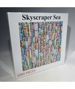 Bgraamiens Puzzle Skyscraper Sea 1000 Pieces Sketch Building Collage Jigsaw - £11.19 GBP