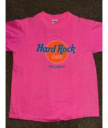 Hard Rock Cafe New York T-Shirt, Hot Pink Single Stitch Vintage Anvil Te... - £14.29 GBP