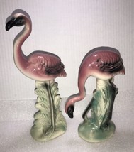 Set of Vintage Pink Flamingo Figurines Mid Century Modern. - $114.43
