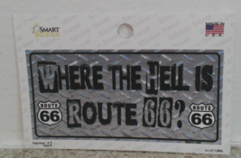Where the Hell is Route 66  - 3&quot;  Decal Sticker - €6,51 EUR