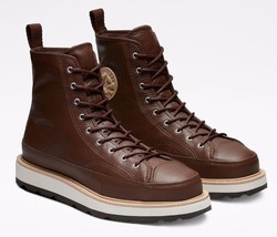 Converse Chuck Taylor Crafted Hi Top Boot, 162354C Multi Sizes Chocolate... - $179.95
