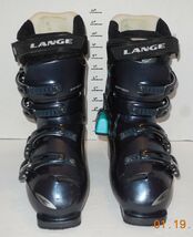 Lange Ven-S 40 Women's Ski Boots Mondo 24.5 Gray 285mm Alpine Soft Flex - $69.25