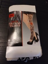 Dark Side ~ Tattoo Tights ~ Adult ~ (14+)  BRAND NEW in Pkg  Novelty SEXY Tights - £9.44 GBP