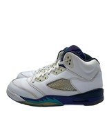 Nike Jordan 5 Retro Grape GS High Shoes White Purple Youth 7 Womens 8.5 - £62.12 GBP