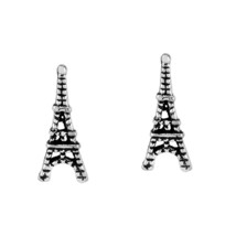 Paris Dream Eiffel Tower Sterling Silver Stud Earrings - £10.33 GBP