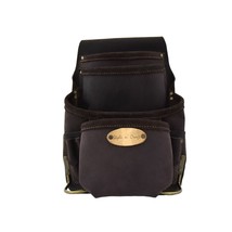 Style n Craft 90926 - 10 Pocket Nail &amp; Tool Pouch in Oiled Top Grain Leather - £55.94 GBP