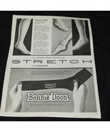 Vintage Print Ad 1955 Bonnie Doom Stretch Stocks Seventeen Magazine - €5,89 EUR