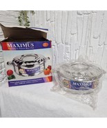 Vintage Maximus Stainless Steel Hot Pot – 2500ml, Original Box, Locking ... - $38.93 CAD