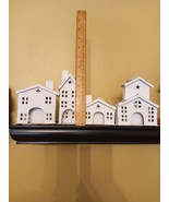  White Metal  Christmas Houses - $560.45 MXN