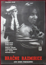 1963 Original Movie Poster Ich dzien powszedni Poland Drama Scibor-Rylsk... - £48.52 GBP
