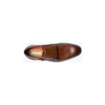Stacy Adams Karson Wingtip Double Monk Strap Shoes Leather Cognac 25570-221 image 5