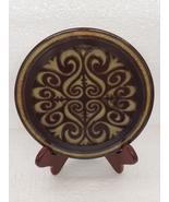 Ceramic decorative round natural color tone tile trivet - $14.00