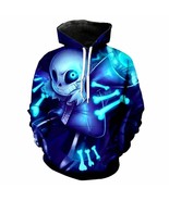 Undertale Sans Men Women 3D Hoodies Sweatshirts Pullover Casual Jacket C... - $228.28 MXN