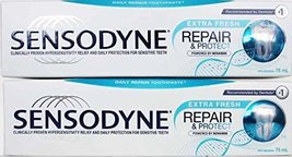 ( Pack of 2 ) Sensodyne with Novamin, Repair &amp; Protect, Extra Fresh 75 ml - $49.50