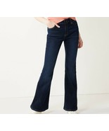 SO Girls’ Bootcut Adjustable Waist Dark Blue Denim Jeans, Size 10 Slim - £13.23 GBP