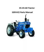 Fits Farmtrac - 35-45-60 Tractor Service PARTS Manual - $11.26 CAD