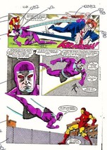Original 1983 Invincible Iron Man 168 color guide art: Marvel Comics Machine Man - £64.04 GBP