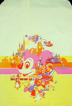 Walt Disney World Vintage Paper Bag (1978) - 8.25" x 5.5" - Pre-owned - $25.23