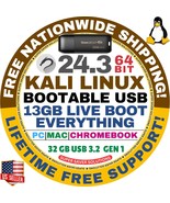 KALI LINUX OS 24.3 LIVE / FULL INSTALLER / DVD, USB / 64-BIT, AMD64 / MA... - $166.31 MXN
