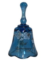 Fenton Blue Bell signed by artist 25th Anniversary Flowers - £22.98 GBP