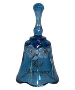 Fenton Blue Bell signed by artist 25th Anniversary Flowers - $28.76