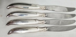 Lot Of Four Flair Dinner Knives Deco Silverware Rogers Clean Replacement 1847 E4 - £7.19 GBP