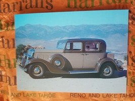 1934 Franklin Club Sedan Airman  Harrah&#39;s Auto Automobile Collection Pos... - $15.00