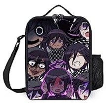 anime Lunch Bag Adjustable Shoulder Strap Reusable Leakproof Lunch Box 10&quot;x8&quot;x3&quot; - £6.71 GBP