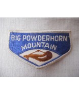 Big Powderhorn Mountain 3 1/2&quot; Vtg Patch Snow Ski Resort Michigan White ... - £7.76 GBP