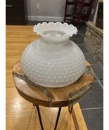 Vintage White Milk Glass Hobnail Lamp Shade - $2,191.52 MXN