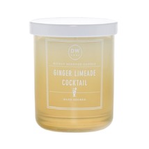 DW Home Richly Scented Candles Small Single Wick 3.8 oz. - Ginger Limeade Cockta - £15.97 GBP