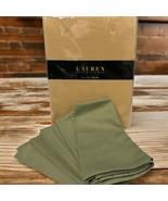 NEW RALPH LAUREN TABLE CLOTH 70&quot;x104” Harrison oxford Tan + 7 Sage Napkins - £51.82 GBP