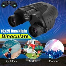 10X25 Zoom Binoculars Day/Night Vision Travel Outdoor Bak4 Prism Telesco... - £38.60 GBP